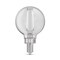 Feit Electric Feit White G16.5 E12 (Candelabra) Filament LED Bulb Soft White 60 Watt Equivalence 2 pk BPG1660927WFIL2 - alternate 2